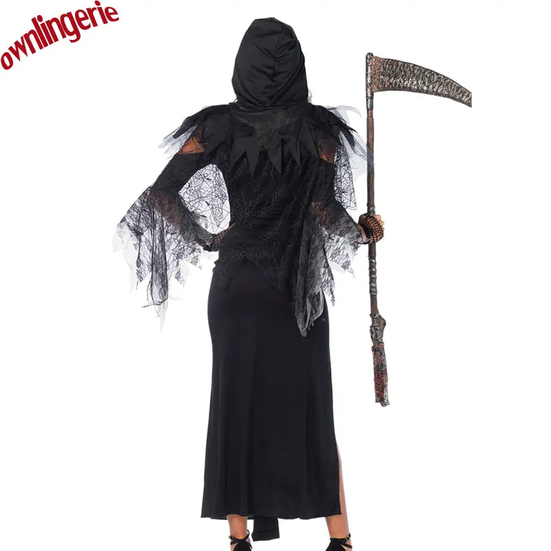Новинка 2017 хит черный темно дьявол падший ангел костюм женский сексуальный
