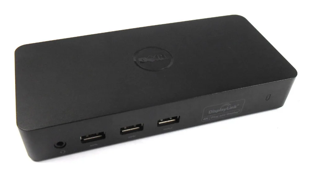 Dell D3100 USB 3,0 Ultra HD 4K Док-Станция HDMI USB RJ-45-без адаптера переменного тока