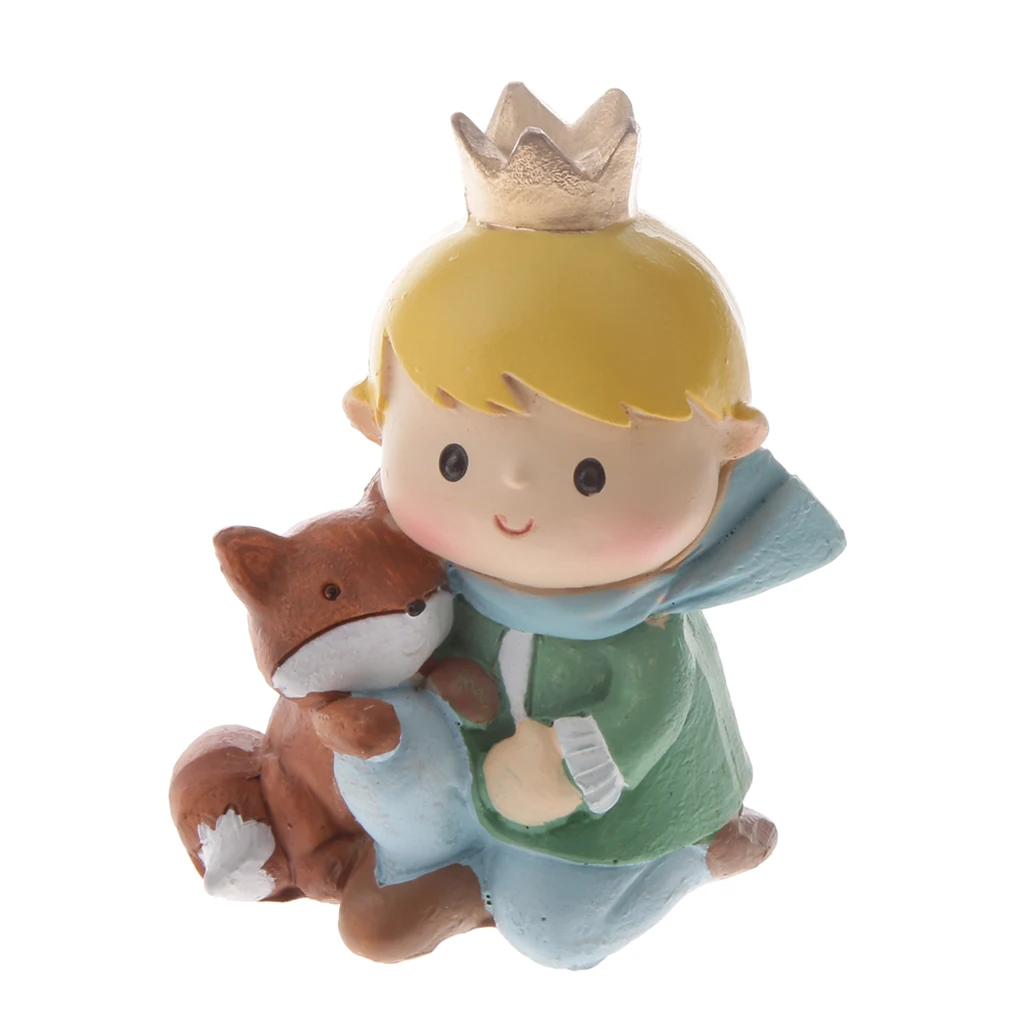 Ornament Statue Standing Figurine Resin Prince & Rose THE LITTLE PRINCE Crafts