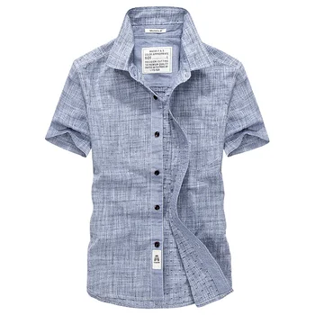 

Men clothes 2018 casual mens shirts brand AFS JEEP breathable cotton liner shirt men camisas masculina plus size 4XL