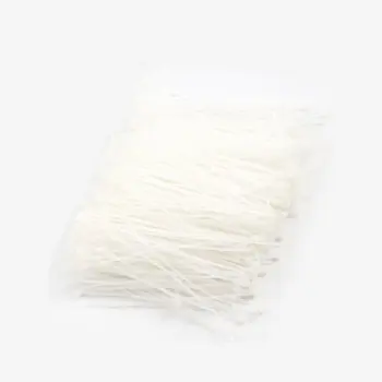 

LIXF HOT 1000 Pcs White Plastic Cable Zip Tie Fasten Wrap 60mm x 2mm