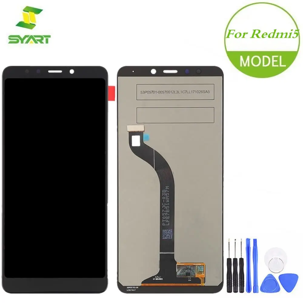 

For Xiaomi Redmi 5 LCD Display Touch Screen Digitizer Assembly Tested Replacement Parts + Free Tools For Redmi5 5.7" LCDs Screen