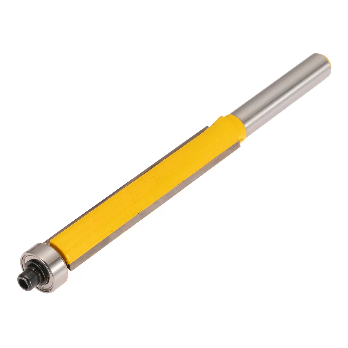 1pc Extra Long Flush Trim Router Bit 1/4" Shank x 3/8" Cutting Diameter x 2" Height For Woodworking Milling Cutter