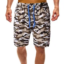 Пляжные шорты для серфинга, мужские быстросохнущие пляжные шорты с камуфляжным принтом, шорты для серфинга и бега#2H07