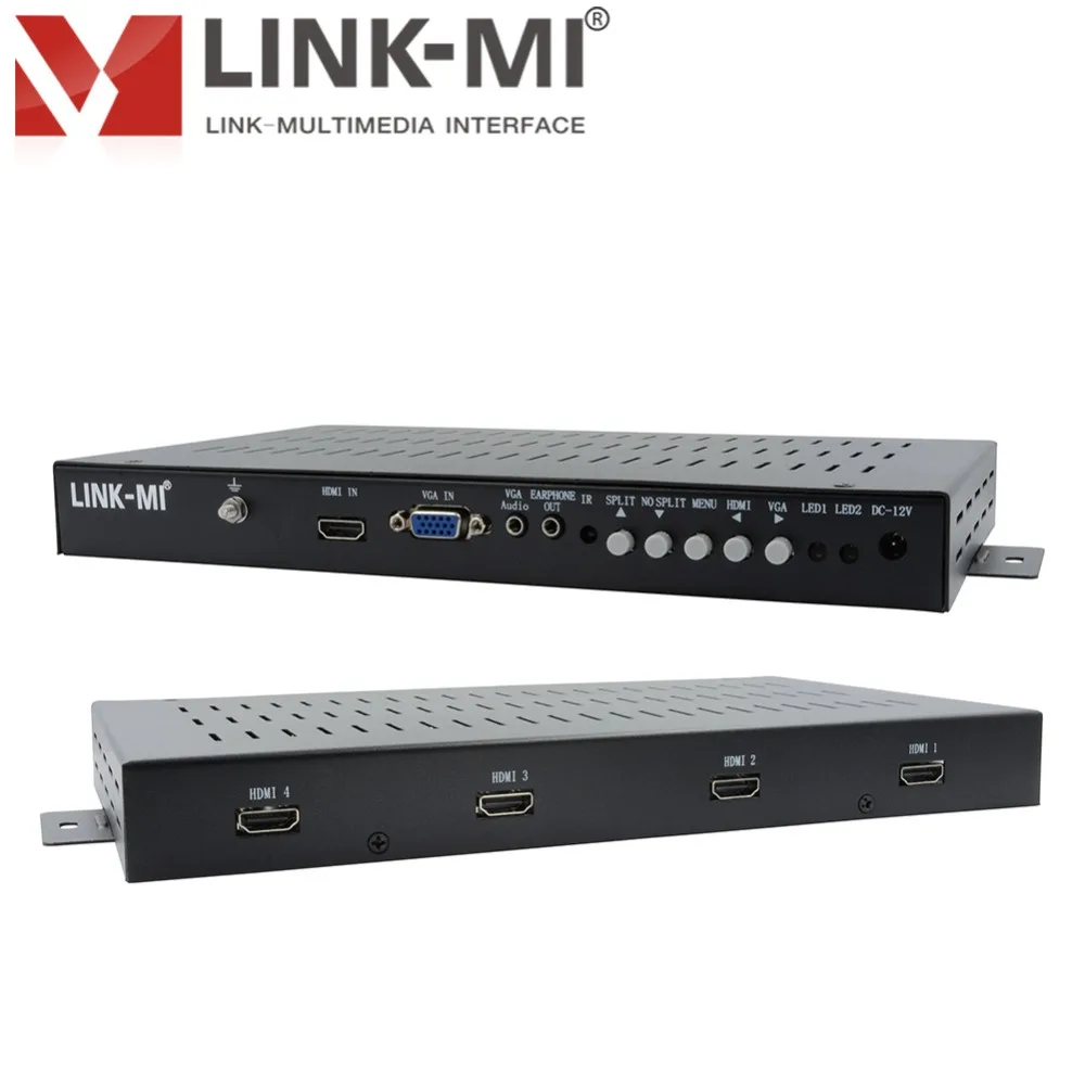 Фото LINK-MI 4K 2x2 видеостены управление ler HDMI/VGA входы мониторы видеостены нет необходимости управления компьютером и программным обеспечением №3