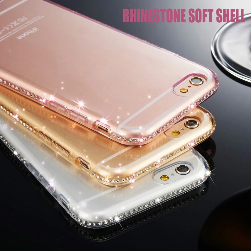 

Luxury Case For Samsung Galaxy S9 S8 Plus A3 A5 A7 J3 J5 J7 2017 A6 A8 Plus J4 J6 j8 2018 Note 5 4 8 9 Silicon Diamond tpu cover