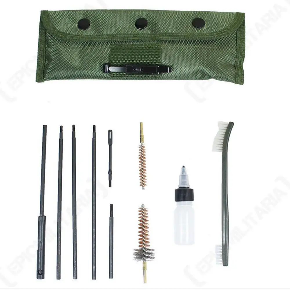Top Quality Airsoft 10 Piece Gun Cleaning Kit Set For Shortgun .22 22LR