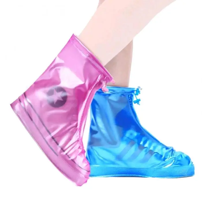 1 пара непромокаемых ботинок из ПВХ, водонепроницаемые Нескользящие непромокаемые сапоги для женщин и мужчин, Лучшая цена