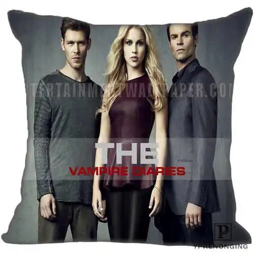 Best Custom The-Vampire-diaries(1)@ 1 Наволочка на подушку, спальня Home Square Наволочка на молнии(одна сторона)#190404-1-19 - Цвет: Pillowcase