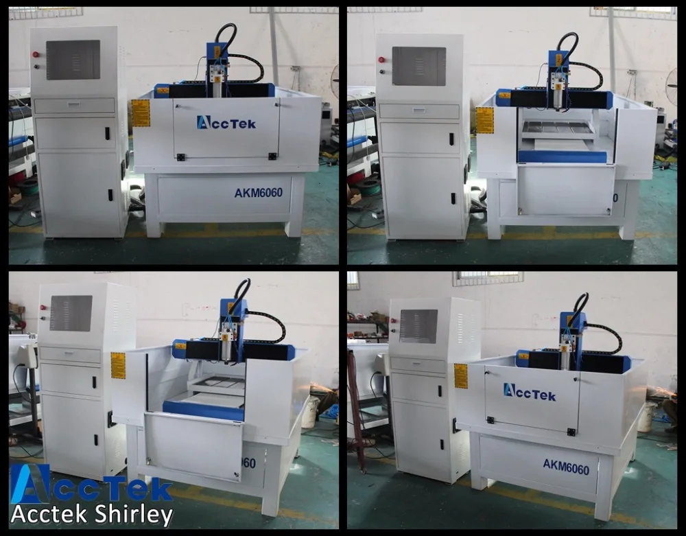 2.Acctek AKM6060 cnc metal mould engraving machine Overall