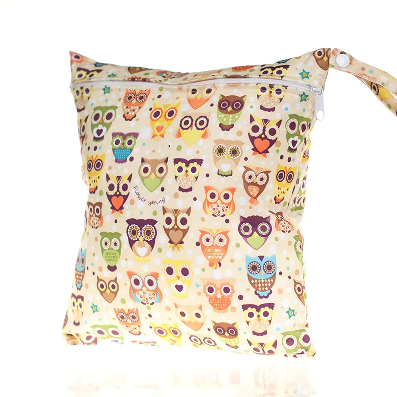 

1PC Cute Wetbag Cartoon Wet Bag Waterproof Nappy Bags for Stroller Mother Mom Backpack Maternity Changing Diaper Bags Baby Care
