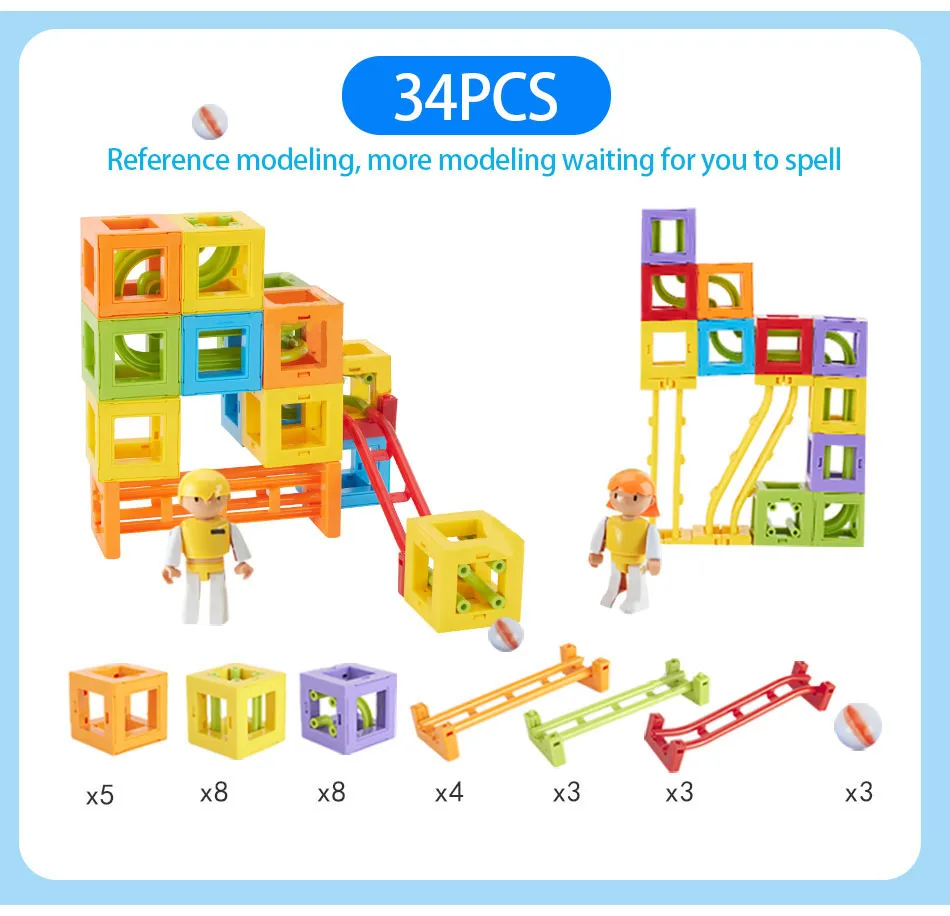 7 magnetic blocks