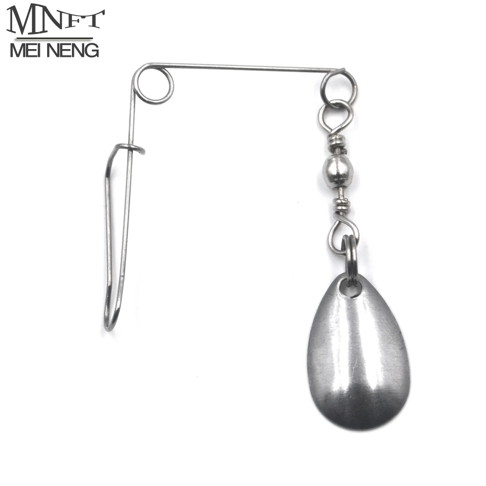 

MNFT 8Pcs/lot Simulation Bait Accessoires 0.8g Stainless Steel Balance Bracket 8 shape Swivel with Silver Sequins VIB Lures