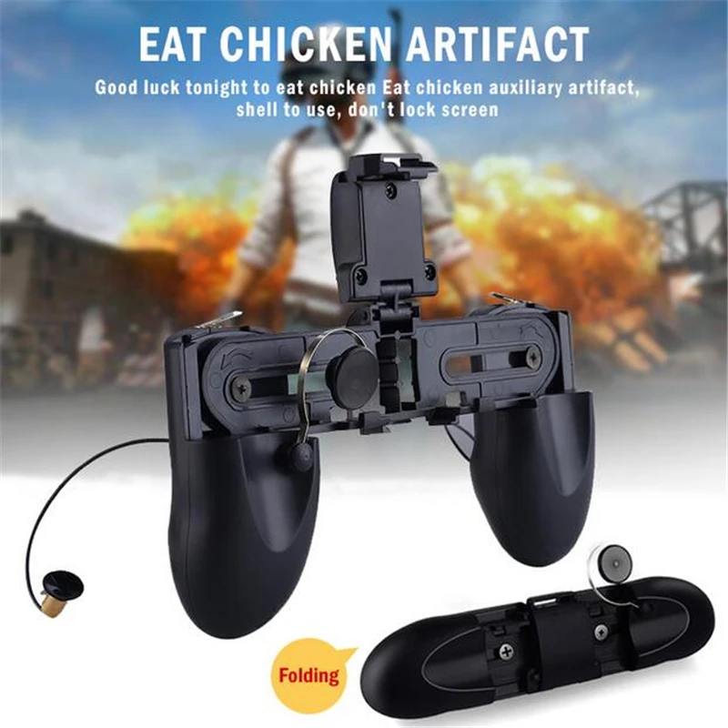 

For PUBG Mobile Joystick Gamepad Metal L1 R1 Button for IPhone Gaming Pad Mobile Game Controller Gamecube Controller
