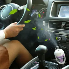 Многофункциональный Автомобильный увлажнитель воздуха мини-очиститель воздуха Освежитель диффузор 4 в 1 Многофункциональный прочный с зарядным устройством USB HY99 AU07