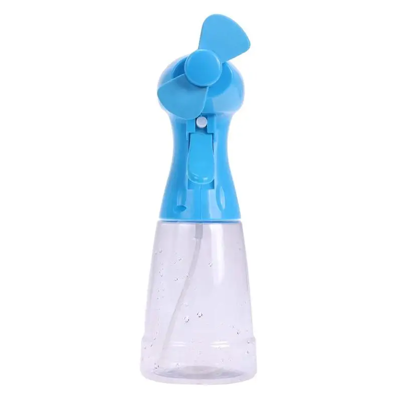 

Mini Portable Handheld Watering Spray Fan Cooling Atomizing Humidifier Fan 2In1 Functions Powerful Fan