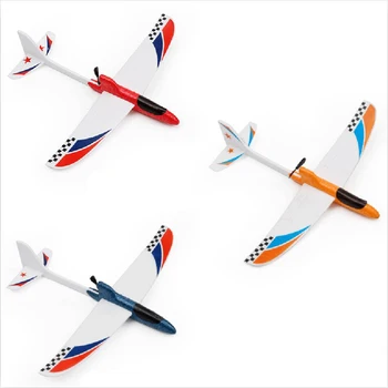 

Remote Control Capacitor Hand Throwing Electric Educational Model DIY Glider Foam RC Airplane Outdoor Game Toys for Children
