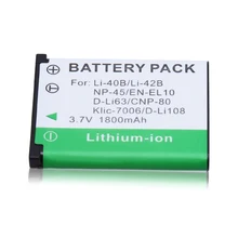 1 pièces Haute Qualité LI-42B Li-40B LI42B Li 42B 40B Batterie pour Appareil Photo OLYMPUS U700 U710 FE230 FE340 FE290 FE360