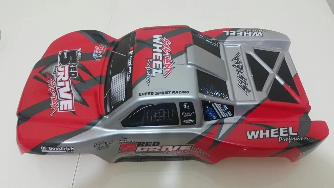 HuanQi HQ 727 ПВХ автомобильный корпус/поверхность/тело/M0280 f/1:10 4X4 Traxxas Slash красный синий зеленый прозрачный