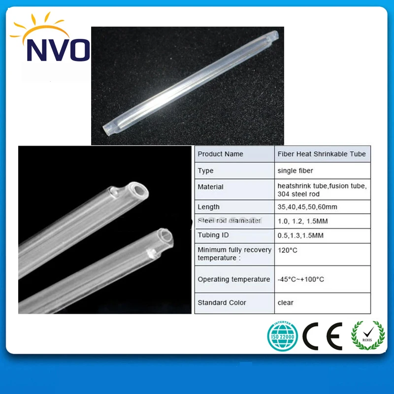 300pcs/Lot,60mm Single Fiber Fiber Optic Protection Sleeve,Optical