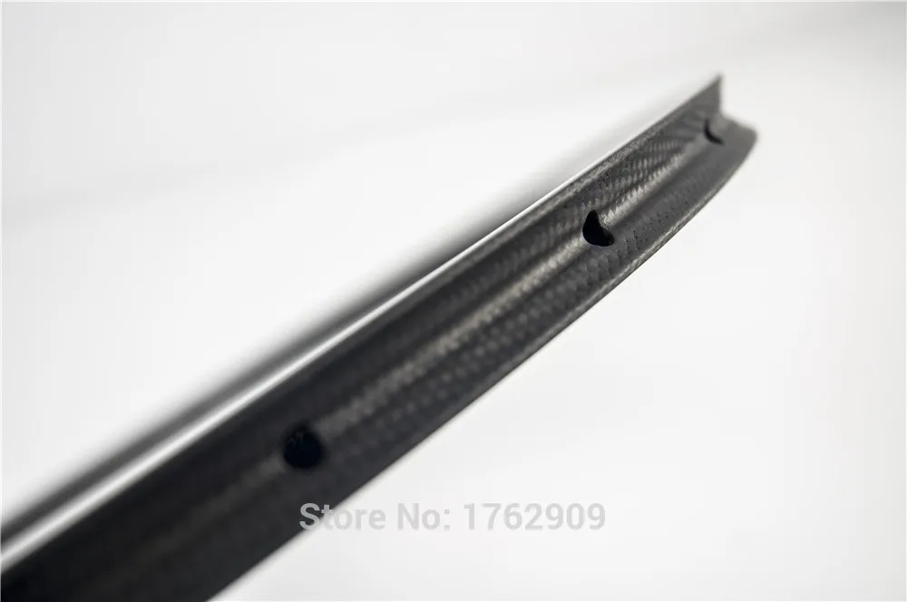 Discount 1pcs New 700C 38 50 60 88mm tubular rim Road bicycle 3K UD 12K full carbon fibre bike wheels rim light 25 23mm width Free ship 9