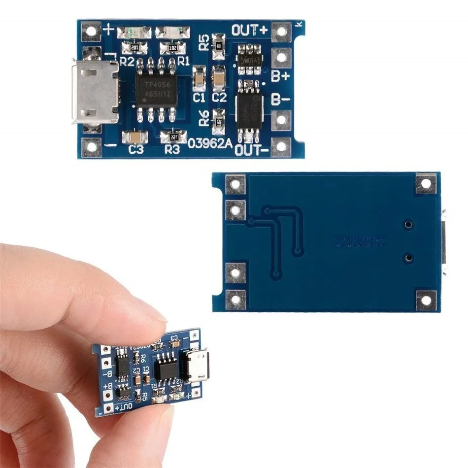 1 шт. 5 в TENSTAR ROBOT 1A Micro USB 18650 литиевая батарея зарядная плата модуль зарядного