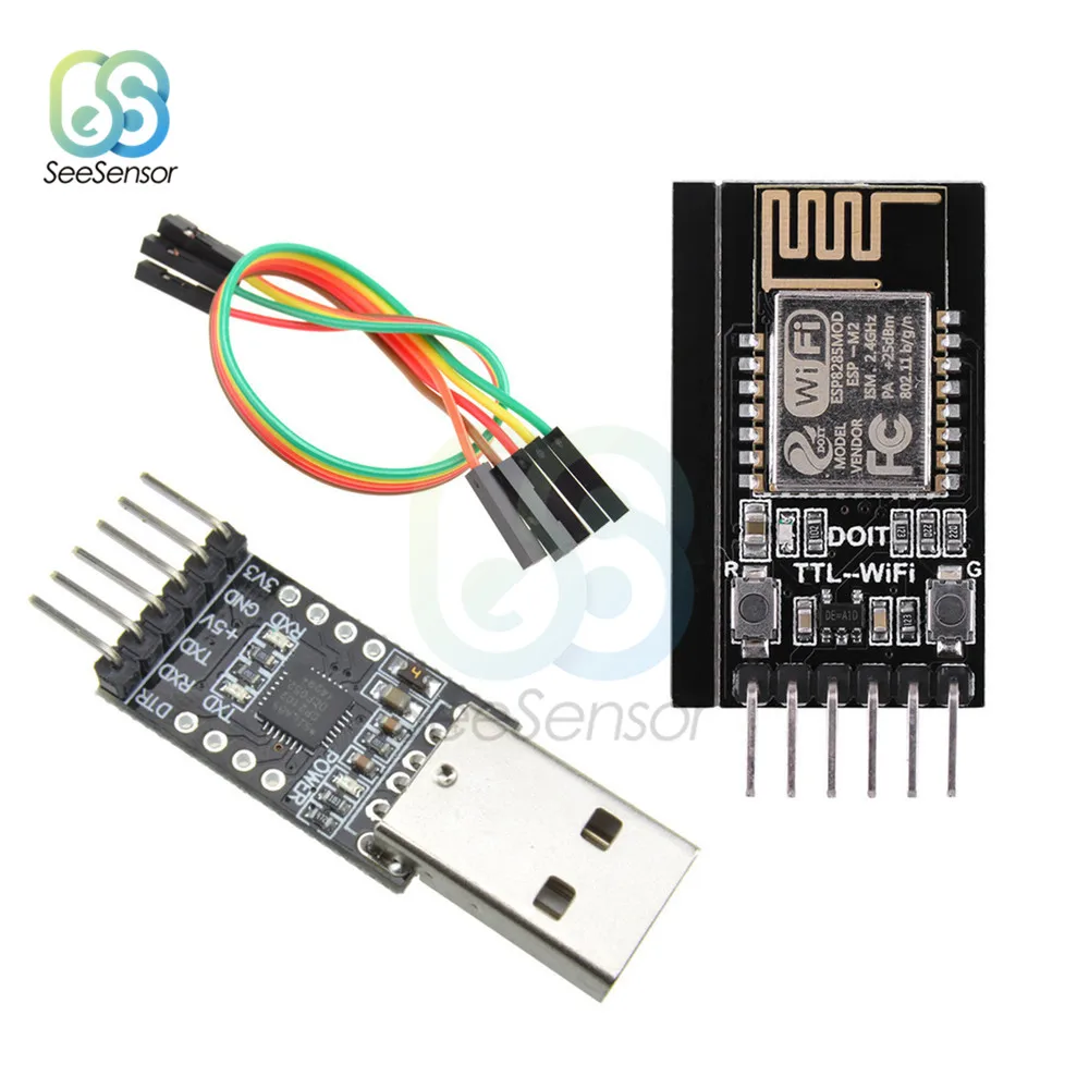 

EPS8285 ESP-M2 ESP M2 Port Board Wireless Serial TTL WiFi Transmission Module Bluetooth Control with CP2102 Transmission Module