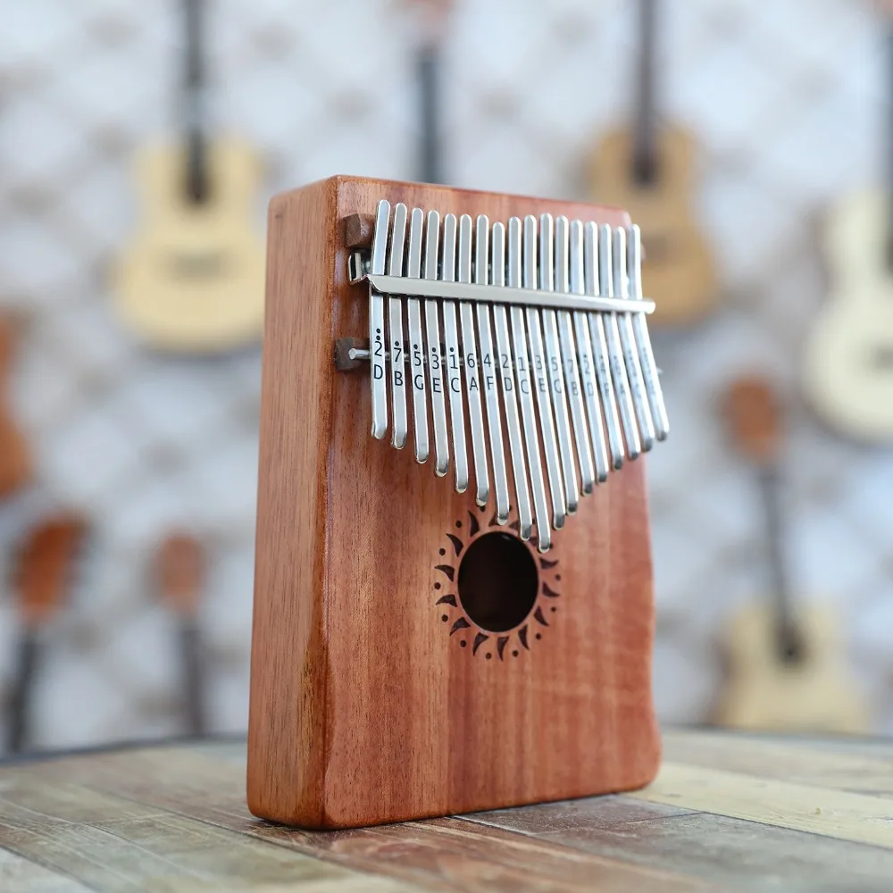 Donner 10/17 клавишный палец калимба Mbira большой палец пианино мини-клавиатура Marimba деревянный музыкальный инструмент корпус из красного дерева с тюнинговыми инструментами