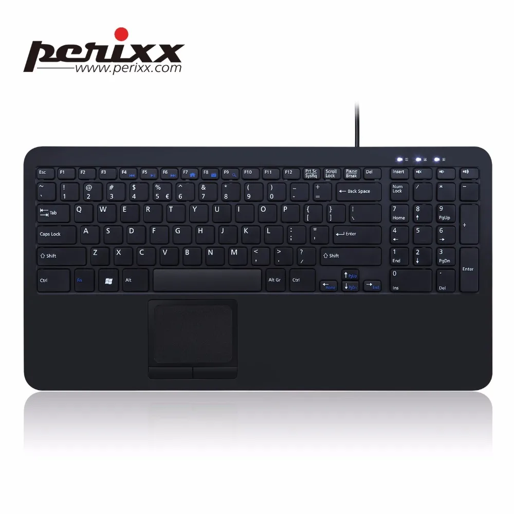 Perixx PERIBOARD 519 H Usb Проводная сенсорная клавиатура компактного размера с цифровой
