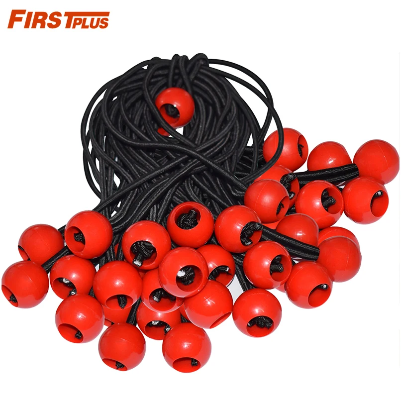 

70cm Ball Bungee Cord Tie Down Lashing Strap Elastic Binding Tape Luggage Rubber Rope Bondage Ropes Car Organizer