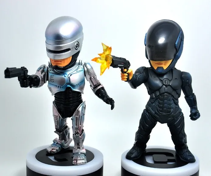 

Cute Anime 1987 2014 ROBOCOP 2 Style LED Light 20CM PVC Action Figure Doll Toys