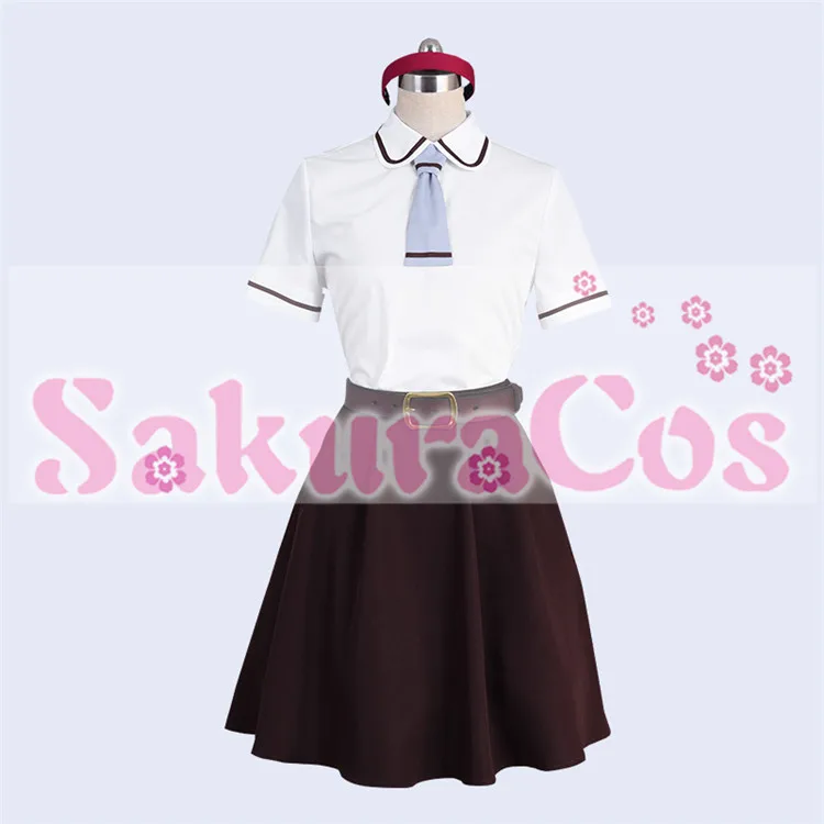 Аниме! Asobi Asobase Honda Hanako Оливия Nomura Kasumi Школьная форма Косплей Костюм Хэллоуин