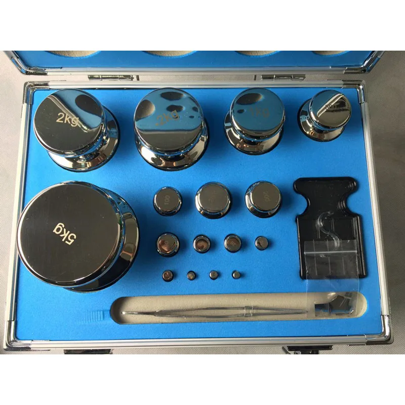 F1 Grade 28 pcs 1mg 5kg 304 Stainless Steel Digital Scale Calibration