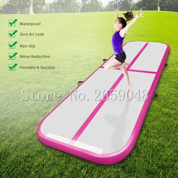 

Free Shipping 5*1*0.1m Air Tumble Track Mat Airtrack Tumbling Mats Inflatable Airtrack Gymnastics Mat with Pump for Practice