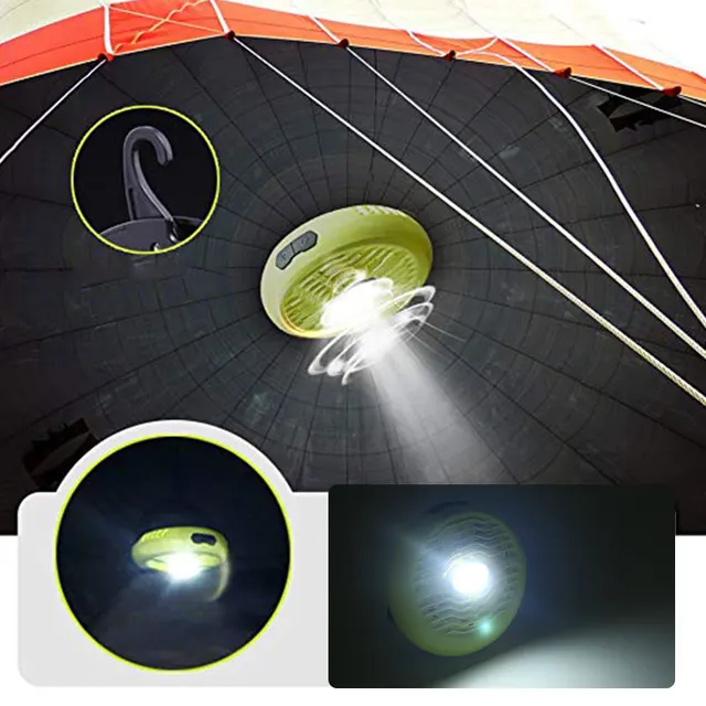Portable 2 In 1 Camping Fan Light Usb Rechargeable Battery Led Portable 2 In 1 Camping Fan Light Usb Rechargeable Battery Led Outdoor Tent With