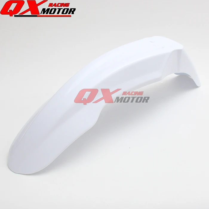

Motorbike Universal White Plastic Front Fenders Mudguard Fender for YZ WR XR CRF KLX KX RM RMZ DR DRZ 125 250 450