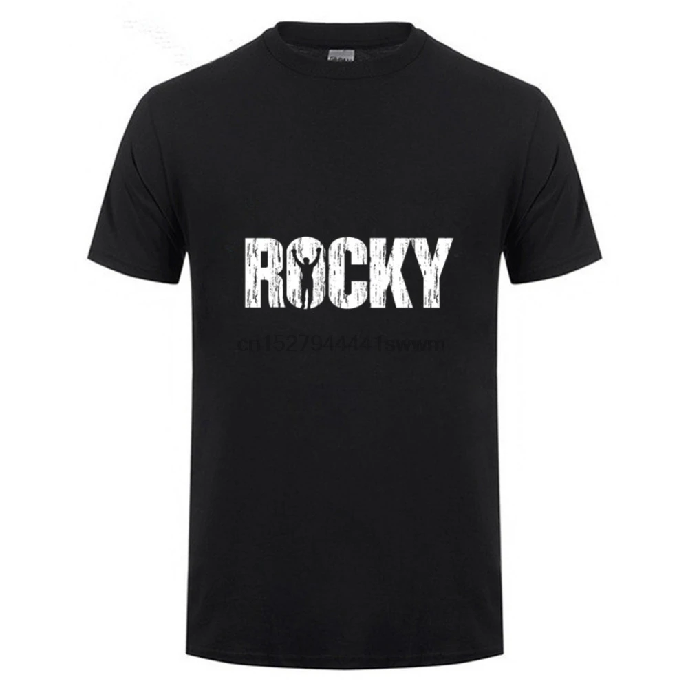 

2019 Vintage Humor Sayings T Shirt Men Rocky Balboa t-shirt Artwork fashion Tee Shirt Adults New Summer Tops hipster male tshirt