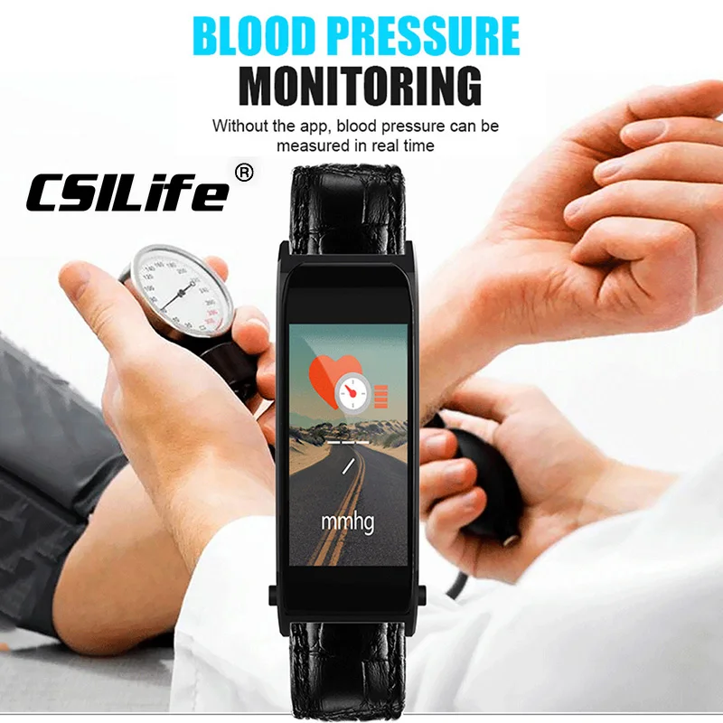 CSILife 2 в 1 Voice Dail металлическая bluetooth гарнитура наушники кровяное давление Пульс
