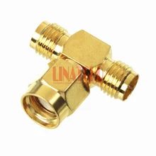 10 шт. RF rp sma разъем для rp sma женский обе стороны, 3 Way Т тройной sma типа wifi-антенны