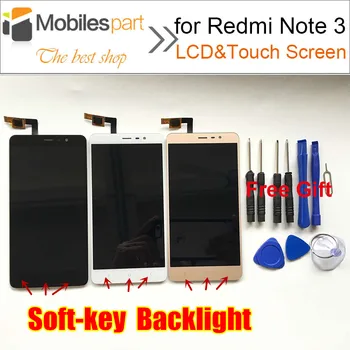 Lcd Screen for Xiaomi Redmi Note 3 Pro Soft-key Backlight Replace LCD Display+Touch Screen for Xiaomi Redmi Note 3/Prime 5.5''