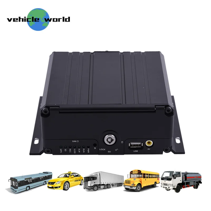 4 канальный видеорегистратор HDD для автобуса такси трек с gps 4G|Видеорегистратор