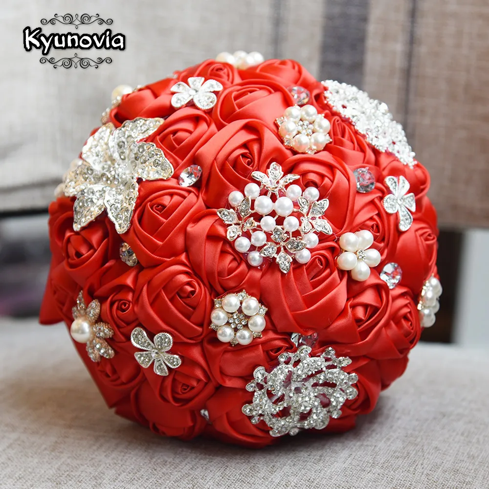 Mariées Demoiselles Dhonneur Cristal Strass Mariage Soie