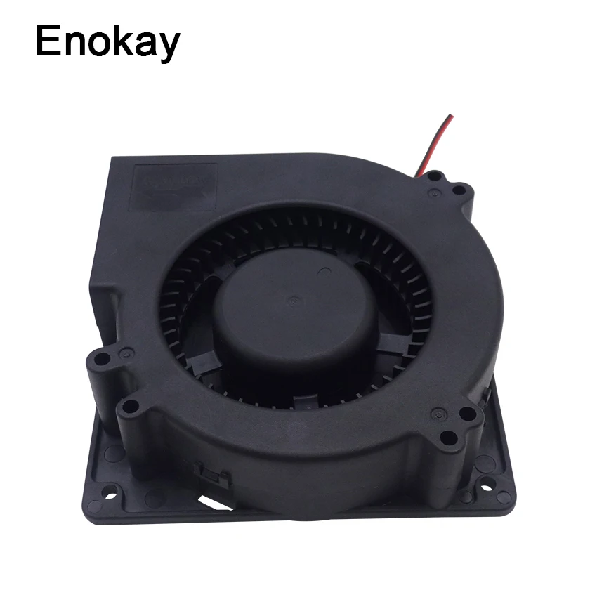 1pcs Enokay DC 12 Volt 2Pin 12032 120x120x32mm Ball Bearing Computer Blower Fan 120mm 5