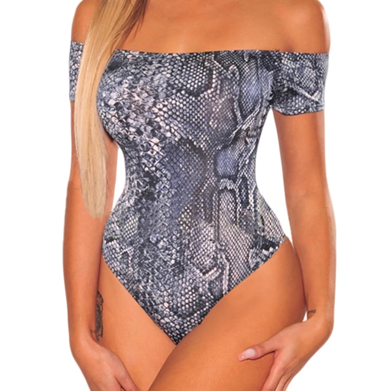 LIVA فتاة مثير البرية البحرية الأفعى طباعة قصيرة الأكمام ارتداءها المرأة الصيف معطلة الكتف Bodycon حللا الإناث شرسة الجسم قمم LIVA فتاة مثير البرية البحرية الأفعى طباعة قصيرة الأكمام ارتداءها المرأة الصيف معطلة الكتف Bodycon حللا الإناث شرسة الجسم قمم