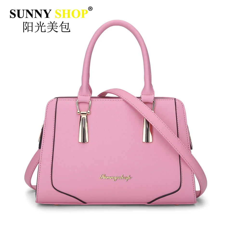 

2017 New Women Bag England Style Handbags Pu Shoulder Crossbody Bags Pink Letter Casual Tote Solid Sequined Clutch Sac Flap Mb21