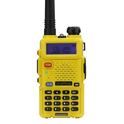 Pofung/Baofeng UV-5R двусторонней Радио * Желтый * 136-174/400-480 мГц, наушники в комплекте