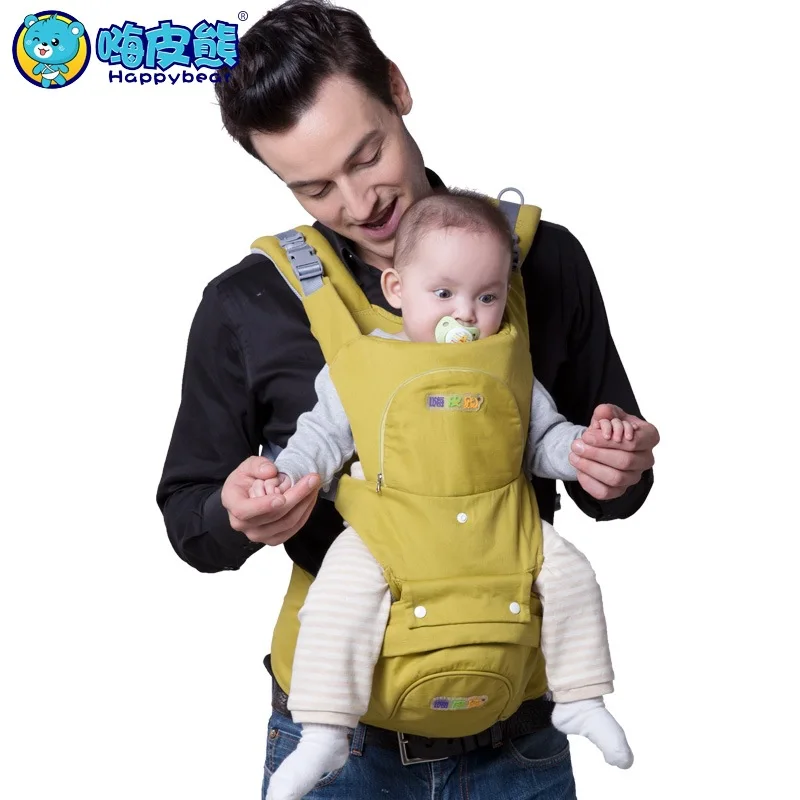 Happybear Многофункциональный рюкзак-Кенгуру Органический хлопок Обувь с дышащей сеткой слинг для новорожденных Chicco Обёрточная бумага Rider