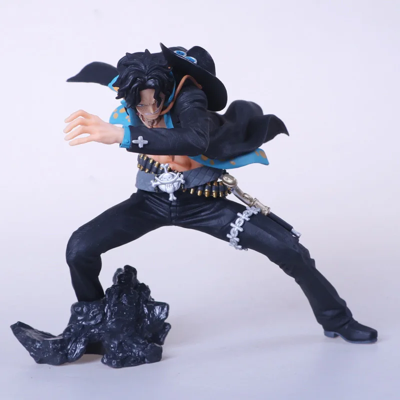 

Black clothes Ace Action Figures 15 cm Collectible Toys, PVC Action Figure Collectible Kids Model Toys Gift