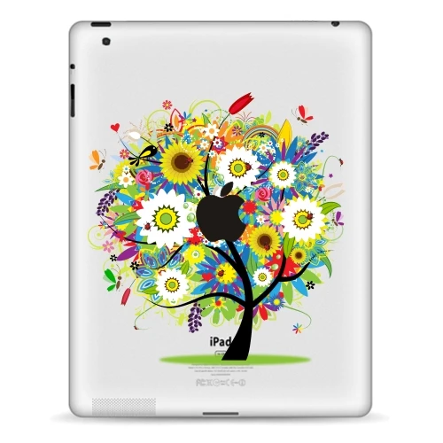 GOOYIYO-Tablet частичный стикер, Виниловая наклейка, цветная кожа, простой дизайн, рисунок с деревом для iPad Air Pro 9,7 Mini 12345 7,9 - Цвет: P15250