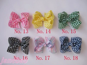 

free shipping 150pcs 3.5 inches boutique hair bows girl hair accessories